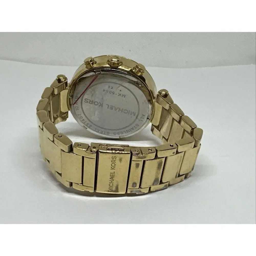 Michael Kors Parker MK5354 Women's Gold Stainless Steel Analog Dial Watch NUL4
